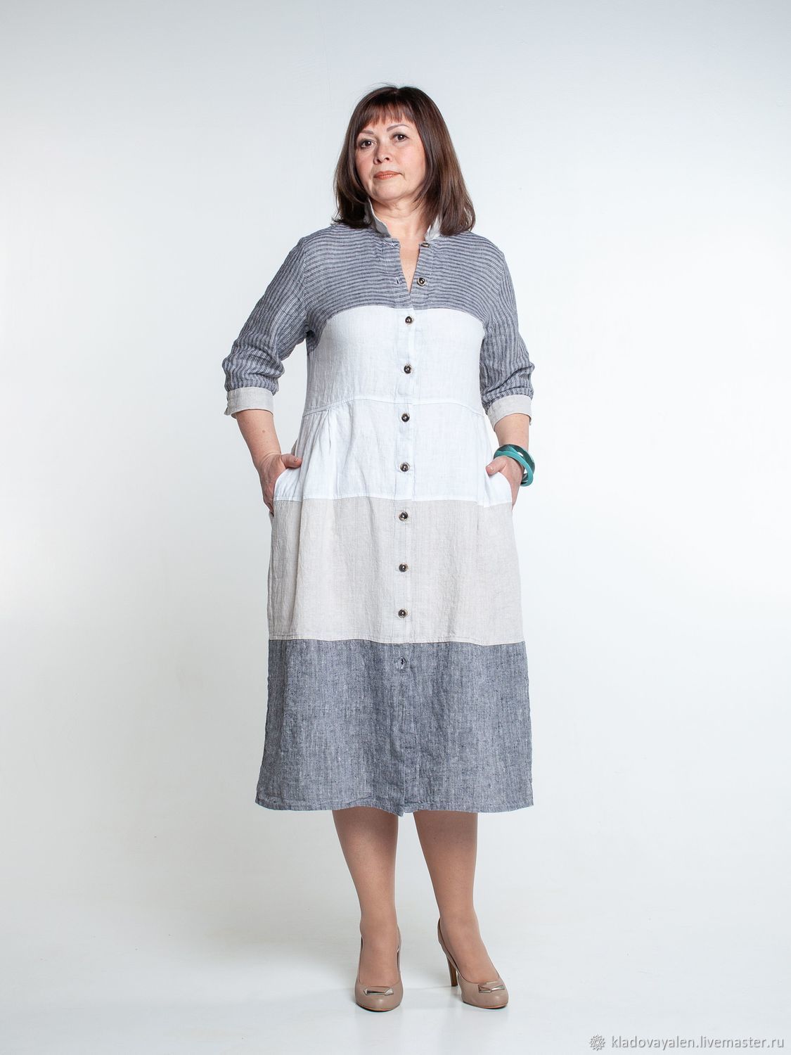 Модели костюмов из льна для женщин 50 лет