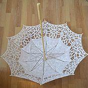 Кружевной зонт средний 2