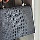 Классическая сумка из кожи крокодила. Классическая сумка. Chic bags. Ярмарка Мастеров.  Фото №7