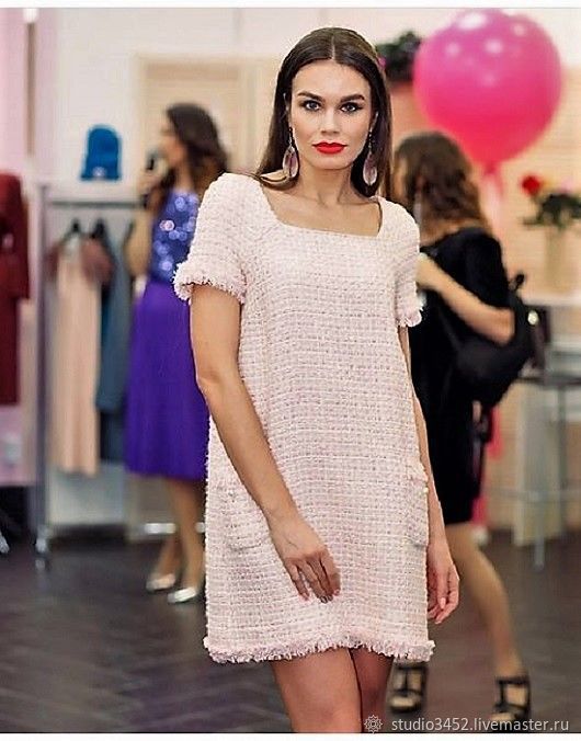 Платье В Стиле Шанель Фото