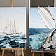 Oil painting Sailboat 100h70 cm. Pictures. Ivlieva Irina Art. My Livemaster. Фото №5