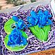 Order soap: ' Eight and irises ' gift set flowers on March 8. Edenicsoap - soap candles sachets. Livemaster. . Soap Фото №3