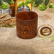 Посуда handmade. Livemaster - original item Wooden Glass of whiskey from natural wood of Siberian Elm #W3. Handmade.