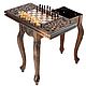 Order Table Chess Backgammon carved 'Espada' 60, Harutyunyan. H-Present more, than a gift!. Livemaster. . Tables Фото №3