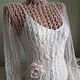 Order Elegant dress 'Beautiful Stranger-6', powder. hand knitting from Galina Akhmedova. Livemaster. . Dresses Фото №3