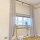 Roman curtain with grey tulle, Roman and roller blinds, Moscow,  Фото №1