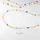 White Dance white pearl long beads 150cm. Beads2. Elena Potsepnya Jewelry. My Livemaster. Фото №5