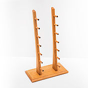 Сувениры и подарки handmade. Livemaster - original item Stand for 7 folding knives made of solid beech. Handmade.