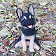 Copy of Shepherd Puppy. Dog. Felting wool toy, Felted Toy, Zeya,  Фото №1