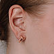 Серьги в виде лошади. Серьги-пусеты. Sabira Jewelry. Ярмарка Мастеров.  Фото №11
