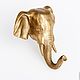 The housekeeper 'elephant' small, brass, 85h65 mm. Housekeeper. Master Lihman. Online shopping on My Livemaster.  Фото №2