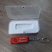 Сувениры и подарки handmade. Livemaster - original item Flash drive with engraving, flash drive with UV printing, branding. Handmade.