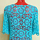 Blouse Turquoise. Blouses. NATI. Online shopping on My Livemaster.  Фото №2