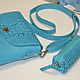 Women's cross-body bag 'Turquoise'. Crossbody bag. J.P.-Handmade Designer Bags. Online shopping on My Livemaster.  Фото №2