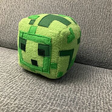 Зелёный слизень Minecraft. . Куклы и игрушки ручной работы - Ярмарка Мастеров Куклы и игрушки ручной работы. Ярмарка Мастеров - ручная работа Зелёный слизень Minecraft. Handmade.