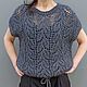 Жилет с узором листья Кучинелли. Жилеты. Knit&Sense, вязаные вещи. Интернет-магазин Ярмарка Мастеров.  Фото №2