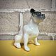 Order French bulldog, white and black: author's figurine. Creative workshop Cheerful porcelain. Livemaster. . Figurines Фото №3