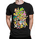 T-shirt cotton ' Favorite Cartoons Nickelodeon', T-shirts and undershirts for men, Moscow,  Фото №1