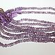 Розовый аметист 4мм нить 20см (арт.Ам 28). Бусины. Beads. Ярмарка Мастеров.  Фото №4