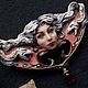 Brooch 'Vertit ad lapidem' modern, art Nouveau, Gorgon. Brooches. House Of The Moon Dew. My Livemaster. Фото №5
