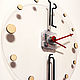 Прозрачные настенные часы. Часы классические. Декор-цех. Интернет-магазин Ярмарка Мастеров.  Фото №2