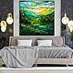 Order Painting Green Landscape. stained glass. buy painting artist. House of the Sun (irina-bast). Livemaster. . Pictures Фото №3