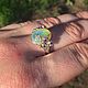 " Сакура" кольцо с опалом Эфиопии. Кольца. опалы. Интернет-магазин Ярмарка Мастеров.  Фото №2