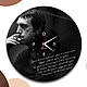 Заказать Часы-портрет на виниловой пластинке Высоцкий В.С. Дмитрий (VinylLab). Ярмарка Мастеров. . Часы из виниловых пластинок Фото №3