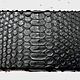 Python genuine leather cardholder, black color!. Cardholder. SHOES&BAGS. My Livemaster. Фото №5