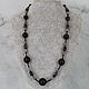 Beads made of obsidian and labradorite. Necklace. Magic box. My Livemaster. Фото №4