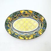 Посуда handmade. Livemaster - original item Dish: Talavera Italy. Handmade.