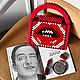 Сумка из бархатных бусин LIPS. Сумка через плечо. DASHKOZAK ACCESSORIES. Интернет-магазин Ярмарка Мастеров.  Фото №2