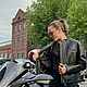 Куртка в байкерском стиле brutal lady. Куртки. YANA KRAFT BRAND. Ярмарка Мастеров.  Фото №4