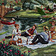 Пикник на лужайке Картина  Вышивка крестиком, Картины, Москва,  Фото №1
