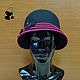 Stylish women's slauch hat soft felt. black. Art. VK-33. Hats1. Mishan (mishan). My Livemaster. Фото №6