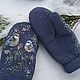 Варежки с росписью. Волшебные птицы. Варежки. Художник Наталья Мигурская. Ярмарка Мастеров.  Фото №5