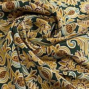 Материалы для творчества handmade. Livemaster - original item Fabric: Silk crepe Yellow flowers. Handmade.