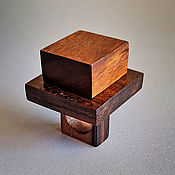 Украшения handmade. Livemaster - original item Geometric ring made of wood. Handmade.