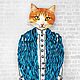 Снуд крупной вязки "Морская волна". Snudy1. motley-cat (p-kotik). Online shopping on My Livemaster.  Фото №2