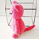Pink kitty. Stuffed Toys. ToysAndToys. Online shopping on My Livemaster.  Фото №2