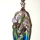 Colgante 'Iris' lempvork. Pendants. Lyudmila DemidoVa jewelry from glas. Интернет-магазин Ярмарка Мастеров.  Фото №2