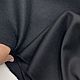ПАЛЬТОВАЯ ТКАНЬ ЧЕРНАЯ КУПОН PRADA арт. DD1608010. Шерсть. Италия Ткани. Ярмарка Мастеров.  Фото №5