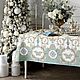 Order Diamond Tablecloth'. Knitted cozy. Livemaster. . Tablecloths Фото №3