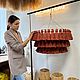 Люстра из пышных кисточек, люстра макраме, освещение для кафе. Люстры. Zaf macrame. Дизайнерский свет. Ярмарка Мастеров.  Фото №4