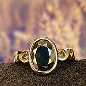 Украшения handmade. Livemaster - original item 18p Black diamond Ring to buy. Handmade.