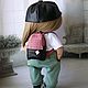 Кукла с одеждой текстильная. Тыквоголовка. Екатерина Кирсанова (ekaterinakirsanova-fairydolls). Интернет-магазин Ярмарка Мастеров.  Фото №2