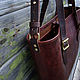 Leather bag, mod.Michigan, tote, tote bag. Tote Bag. Labour. My Livemaster. Фото №4