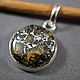 Кулон с Метеоритом Сеймчан серебро подарок из космоса. Кулон. MeteoriteArt. Ярмарка Мастеров.  Фото №4