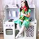 Order Children's play kitchen large wooden with light in the oven. Ludmila Omland. Livemaster. . Doll furniture Фото №3