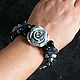 Bracelet Silver rose. Bead bracelet. Jewelry Elena. Online shopping on My Livemaster.  Фото №2